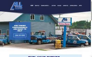 All Care Towing Inc of St. Cloud website