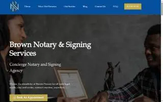 Brown Notary and Signing Services LLC website