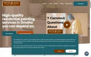 Brush & Roll Painting & Deck Refinishing website