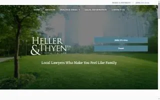 Heller & Thyen, P.A. of St. Cloud website