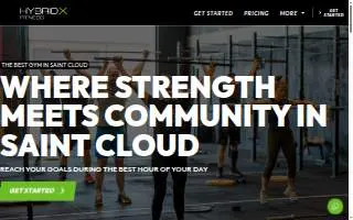 HybridX Fitness website