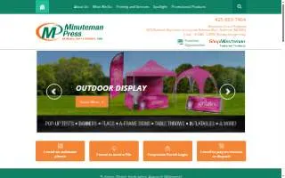 Minuteman Press - St. Cloud website