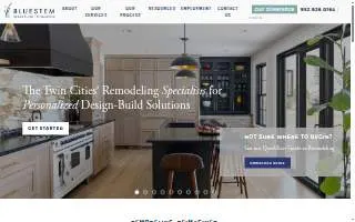 Bluestem Remodeling website