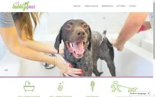 Bubbly Paws website