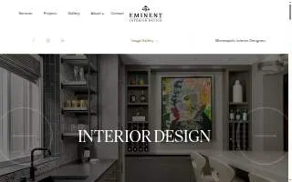 Eminent Interior Design of St. Louis Park website