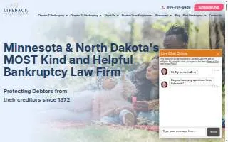 LifeBack Law Firm, P.A. of St. Louis Park website