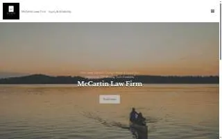 McCartin Law Firm website
