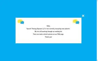 Speech Therapy Express LLC of St. Louis Park website