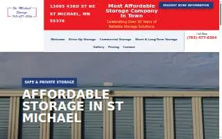 St. Michael Storage website