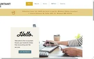 The Accountant House website