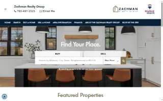 Zachman Realty Group - St. Michael website