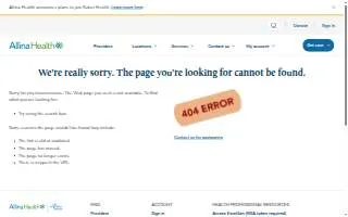 Allina Health Minneapolis Heart Institute – Vascular & Wound Clinic website
