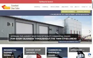 Crawford Door Sales of the Twin Cities website