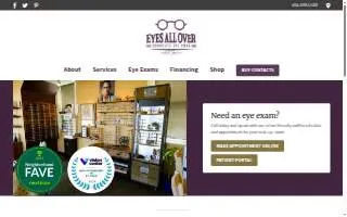 Eyes All Over website
