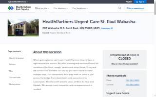 HealthPartners Urgent Care St. Paul Wabasha