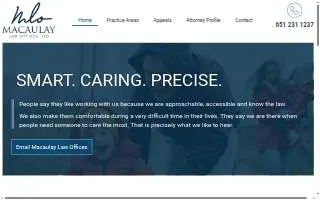 Macaulay Law Offices, Ltd. of St. Paul website