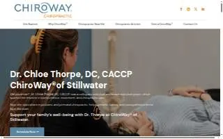 ChiroWay of Stillwater website