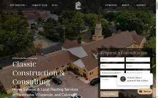 Classic Construction & Consulting website