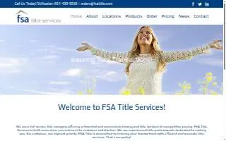 FSA Title website