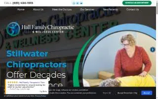 Hall Family Chiropractic Clinic website