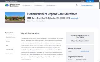 HealthPartners Urgent Care Stillwater