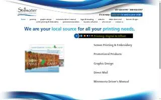 Stillwater Printing Co website