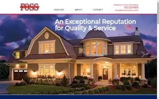 Foss Exteriors website