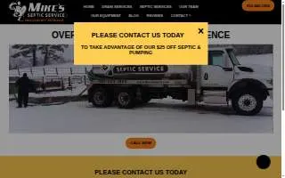 Mike's Septic & McKinley Sewer Services of Rosemount website