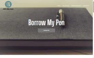 Borrow My Pen Mobile Notary website