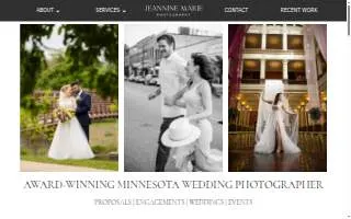 Jeannine Marie Photography website