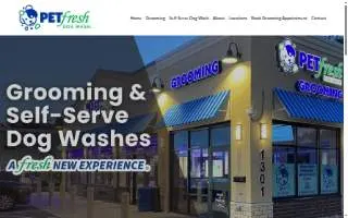 Pet Fresh Dog Wash & Grooming Salon website