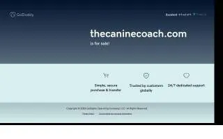 The Canine Coach - St Paul website