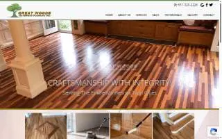Great Woods Hardwood Flooring of White Bear Lake website
