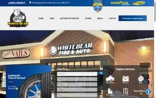White Bear Tire & Auto website