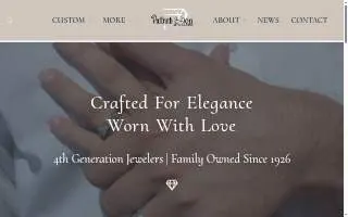 Paffrath & Son Jewelers website