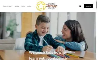 Reading Therapy Center LLC website