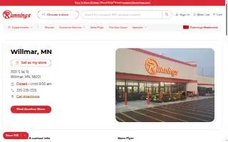 Runnings of Willmar website