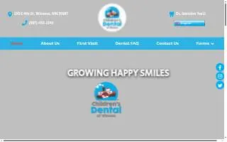 Children's Dental of Winona website