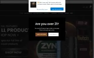 Royal Tobacco website