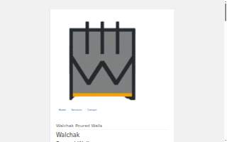 Walchak Poured Walls