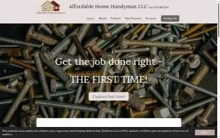 Affordable Home Handyman, LLC of Woodbury website