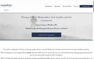 AnchorPoint Therapy Services website