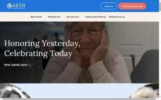 Artis Senior Living of Woodbury website