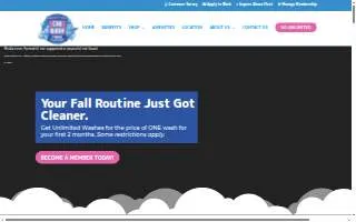 Bubbles n Vacs Car Wash website