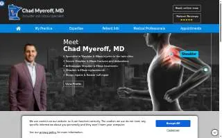 Chad Myeroff, MD website