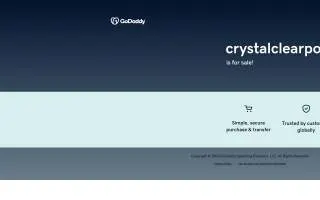 Crystal Clear Pools of Woodbury website