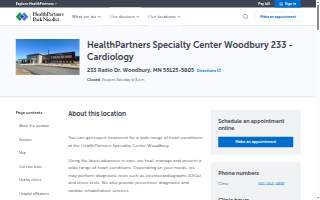 HealthPartners Cardiology Woodbury