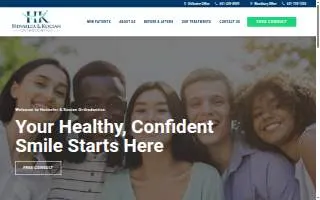 Henseler & Kocian Orthodontics website