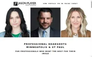 Jason Player Headshots website