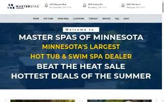 Masterspas of MN - Woodbury website
